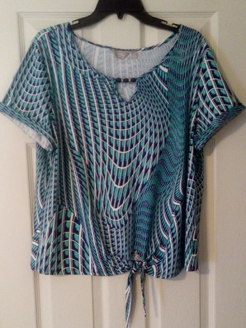 CORAL BAY Top - Geometric